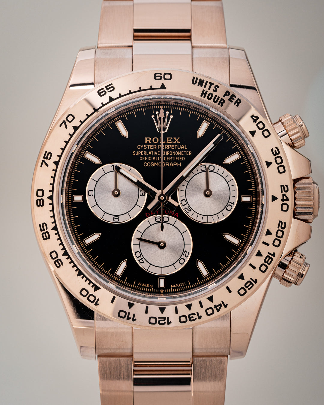 Rolex 18k Rose Gold Cosmograph Daytona (126505)