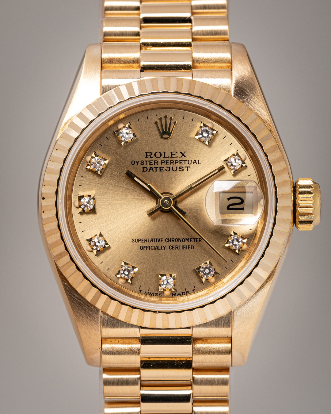 Rolex 18k Yellow Gold Women's Datejust (69178)