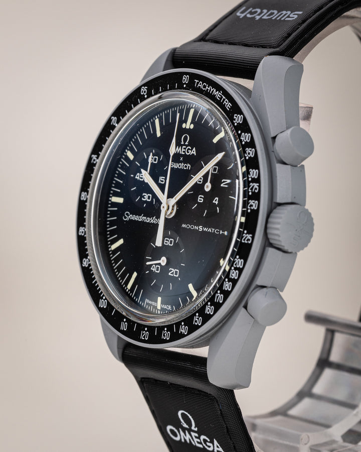 Omega X Swatch Bioceramic Speedmaster Moonswatch "MISSION TO MOON"