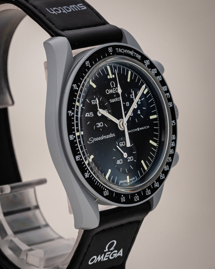 Omega X Swatch Bioceramic Speedmaster Moonswatch "MISSION TO MOON"