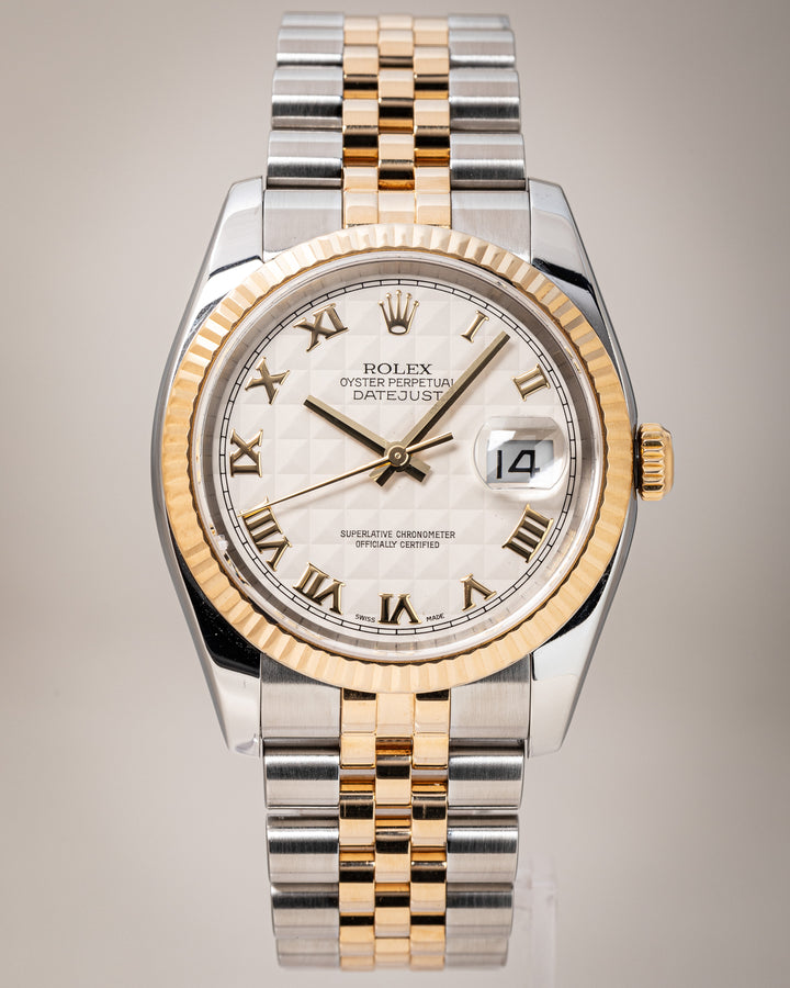 Rolex Stainless Steel and 18k Yellow Gold Datejust (116233)