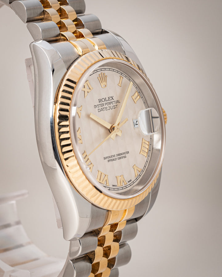 Rolex Stainless Steel and 18k Yellow Gold Datejust (116233)