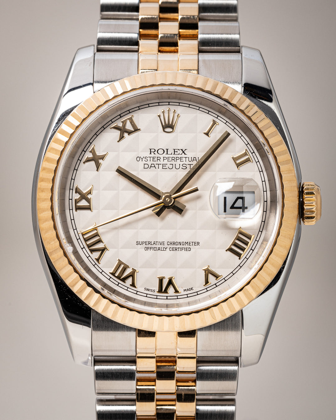 Rolex Stainless Steel and 18k Yellow Gold Datejust (116233)