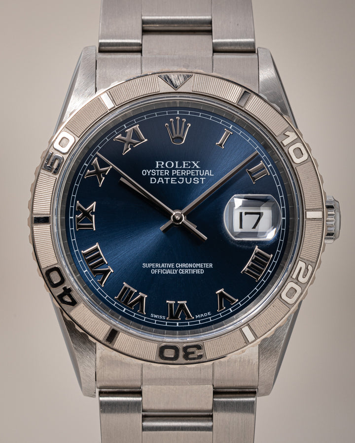 Rolex Stainless Steel Datejust Turn-O-Graph (16264)