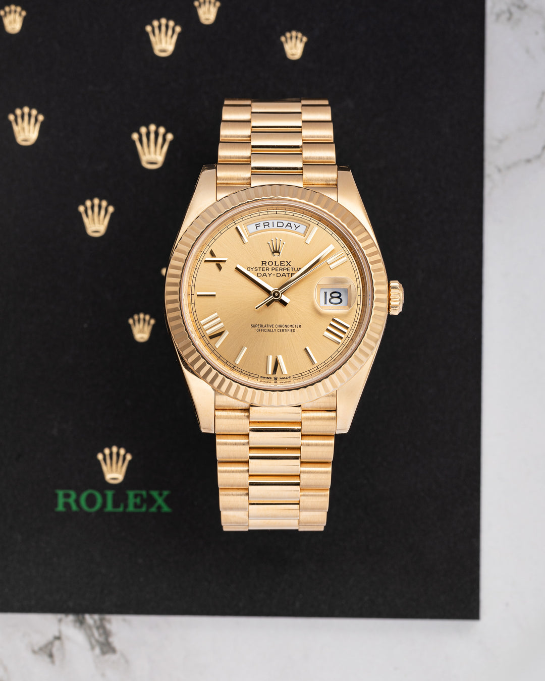 Rolex 18k Yellow Gold Day-Date 40 (228238)