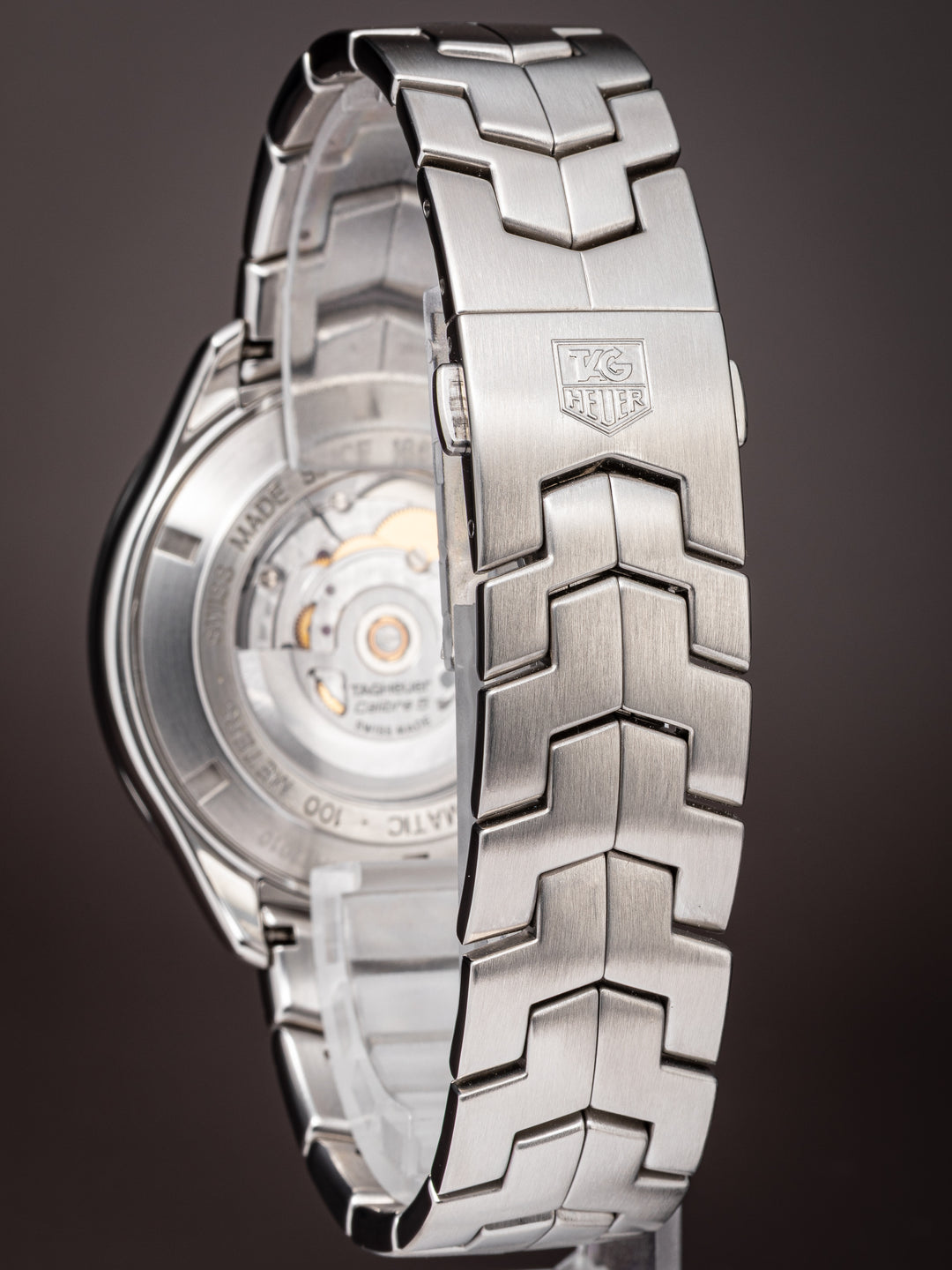 TAG Heuer Stainless Steel Link Calibre 5 Automatic Day-Date (WAT2010)