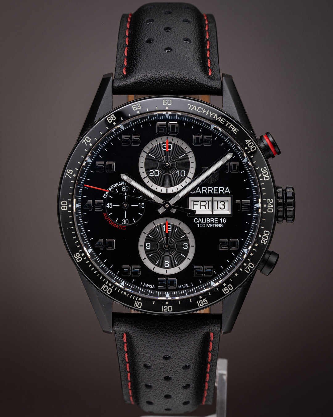 TAG Heuer Titanium Carbide Carrera Day-Date Automatic Chronograph (CV2A81)