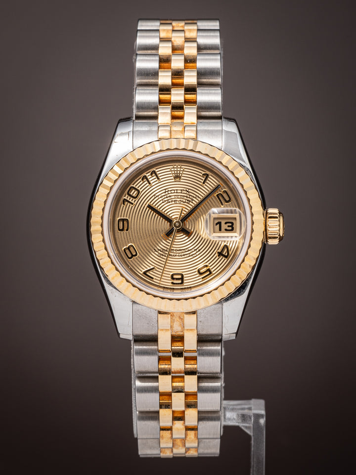 Rolex Stainless Steel and 18k Yellow Gold Women's Datejust (179173)