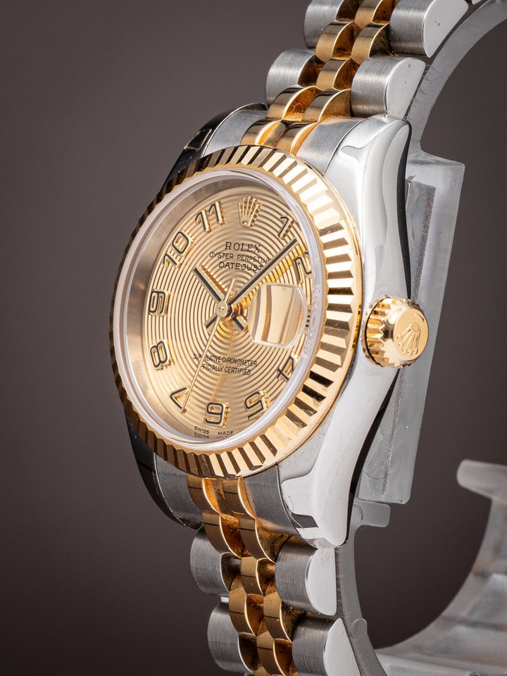 Rolex Stainless Steel and 18k Yellow Gold Women's Datejust (179173)