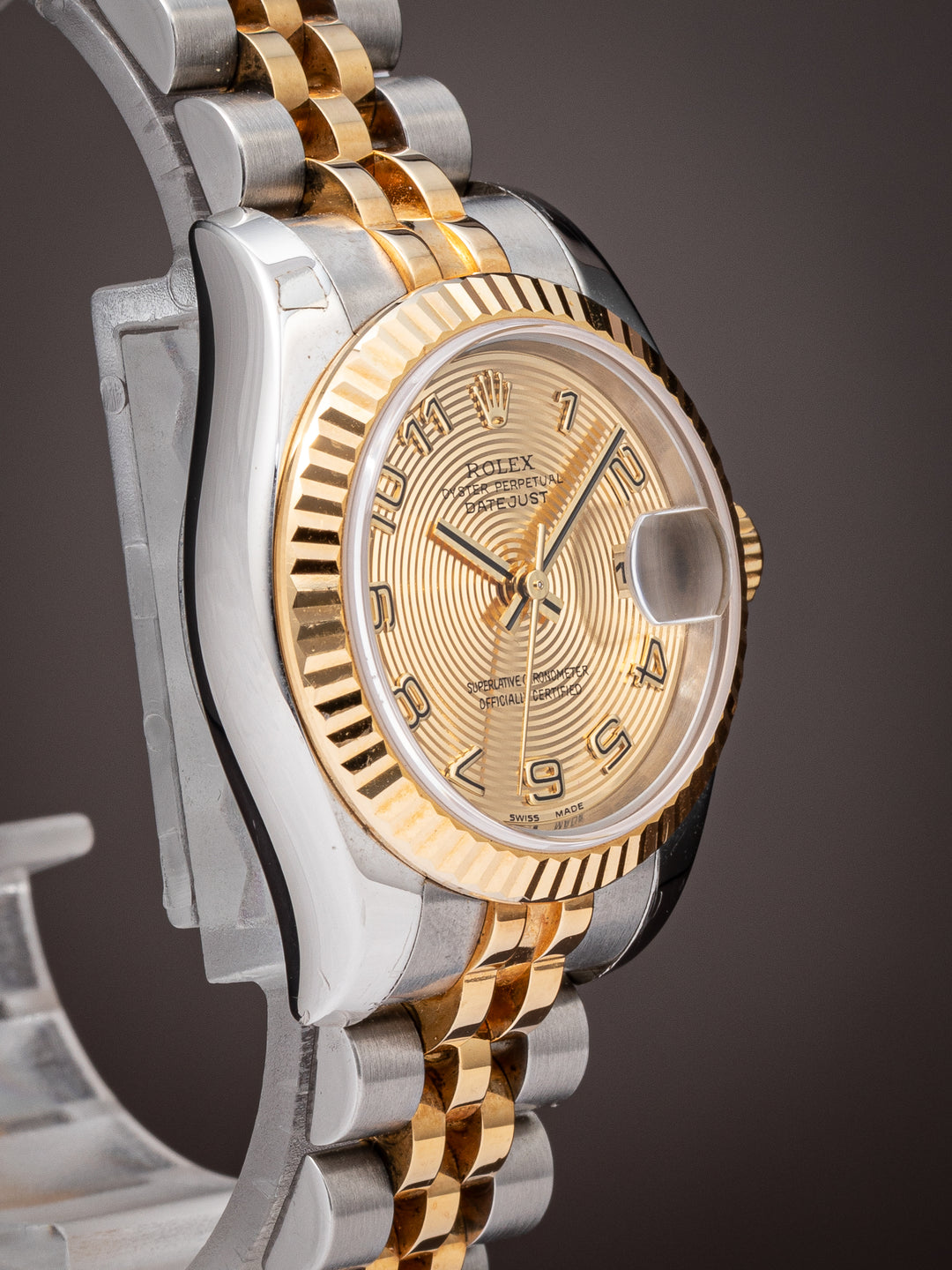 Rolex Stainless Steel and 18k Yellow Gold Women's Datejust (179173)