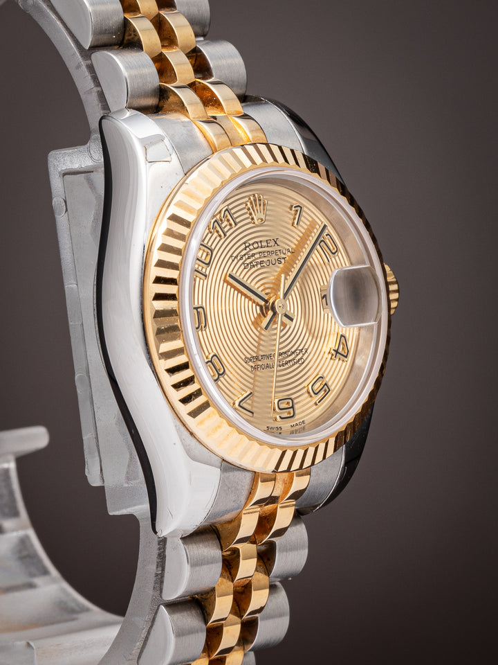 Rolex Stainless Steel and 18k Yellow Gold Women's Datejust (179173)