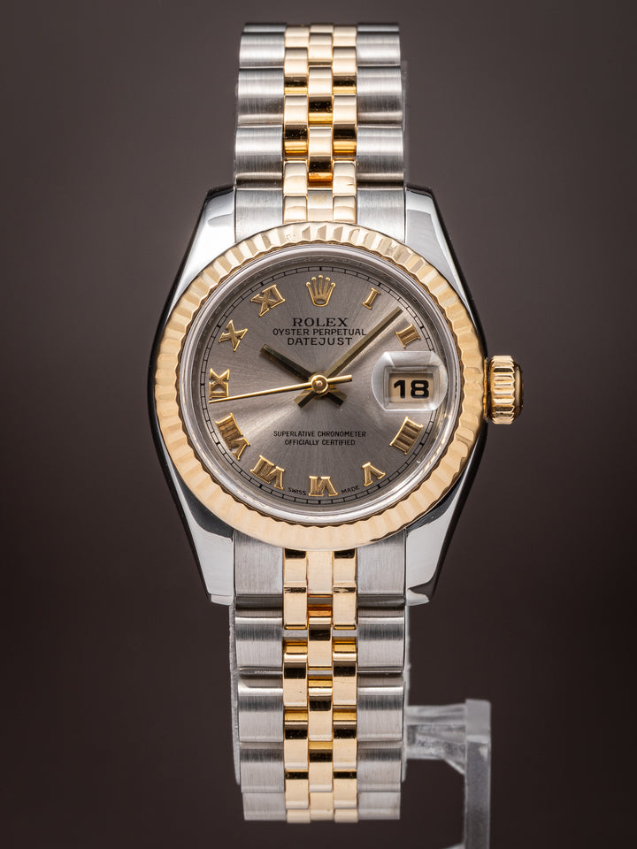 Rolex Stainless Steel and 18k Yellow Gold Women's Datejust (179173)