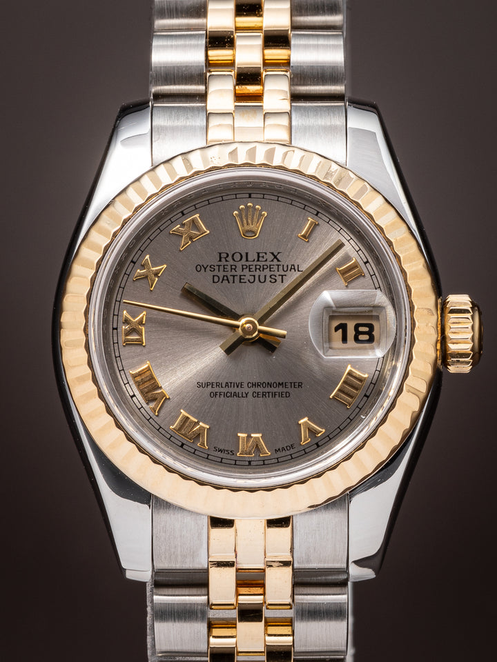 Rolex Stainless Steel and 18k Yellow Gold Women's Datejust (179173)