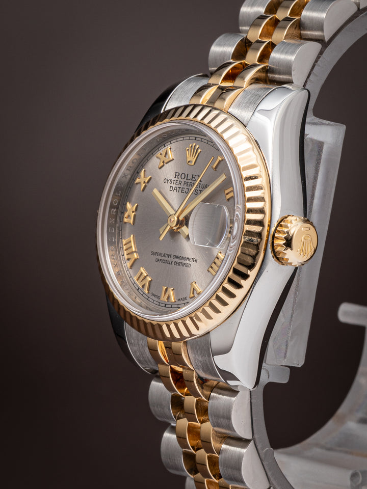 Rolex Stainless Steel and 18k Yellow Gold Women's Datejust (179173)