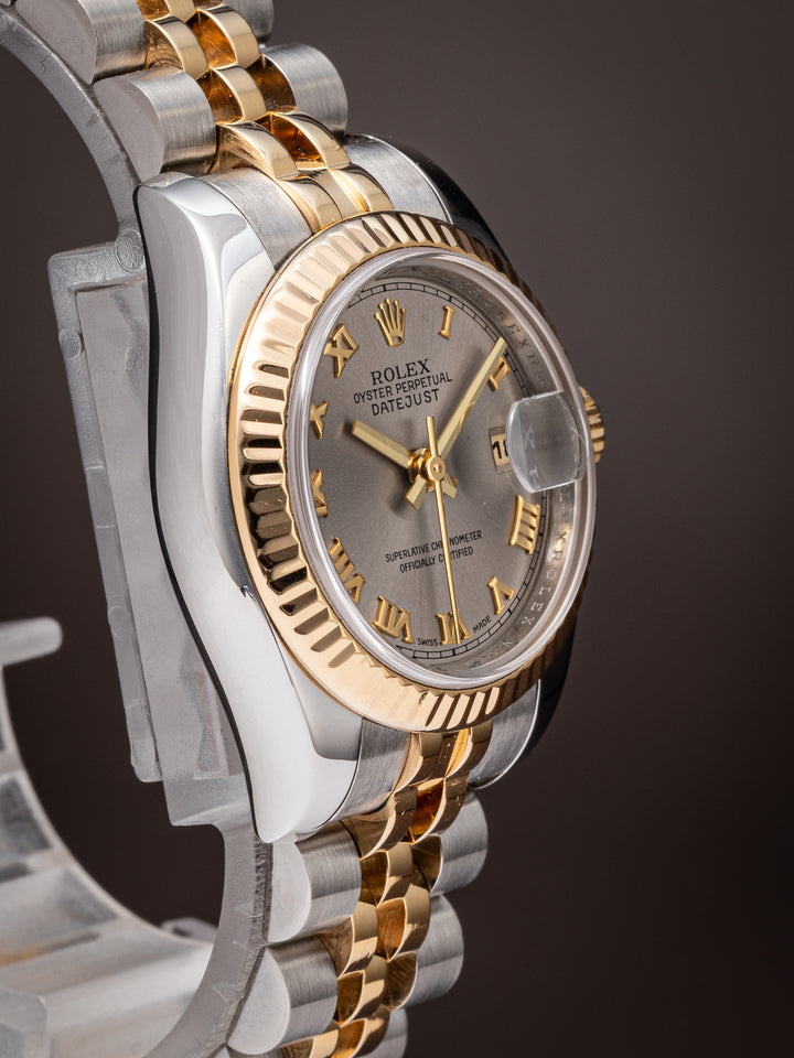 Rolex Stainless Steel and 18k Yellow Gold Women's Datejust (179173)