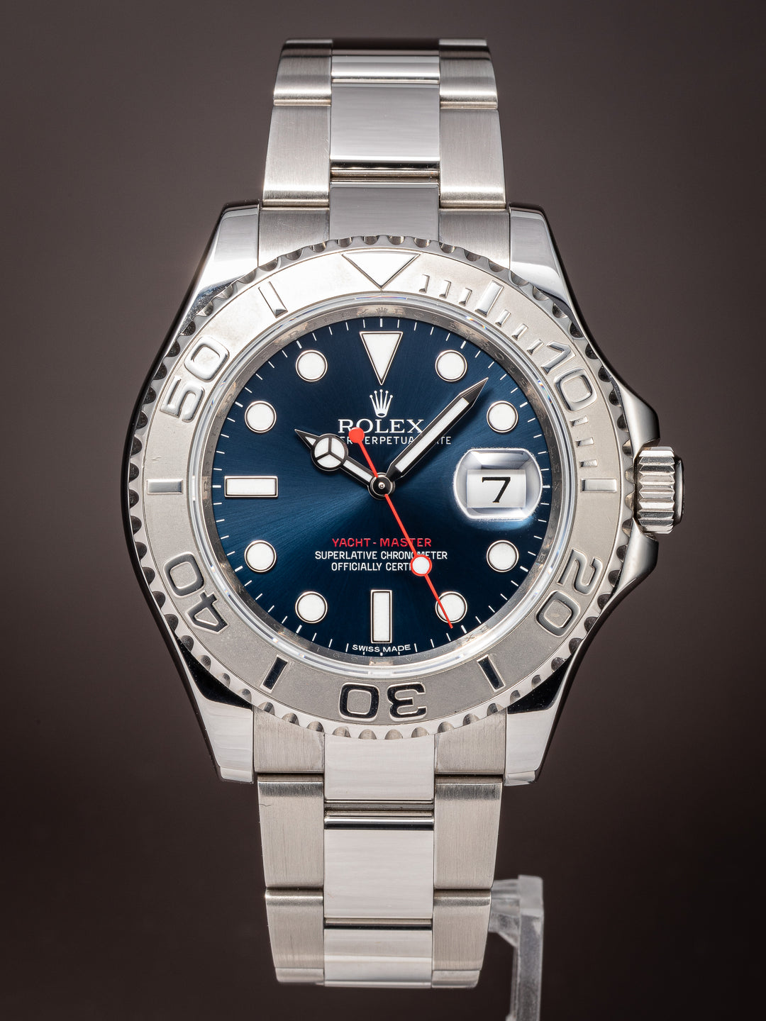 Rolex Stainless Steel and Platinum Yacht-Master (116622)