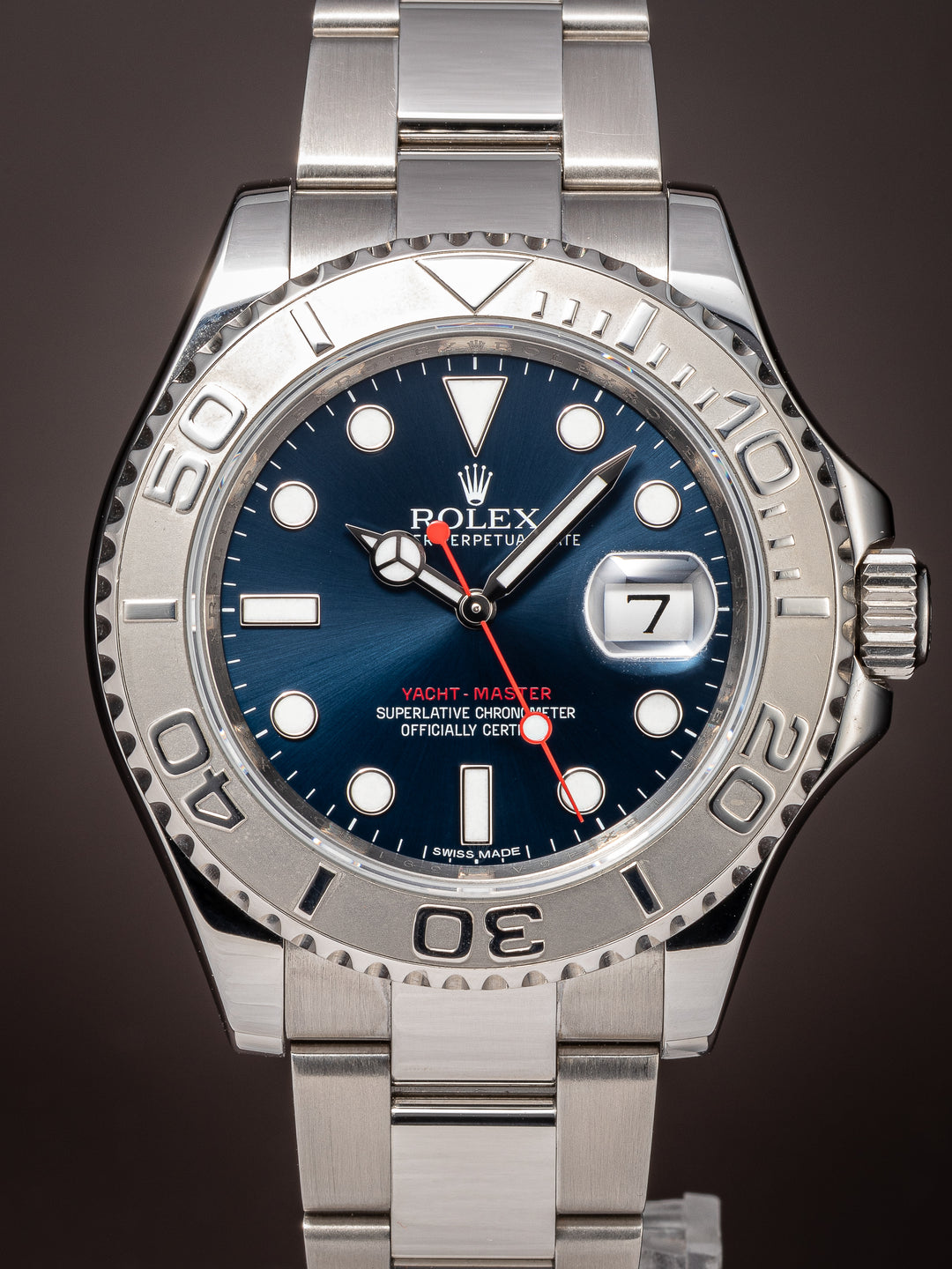 Rolex Stainless Steel and Platinum Yacht-Master (116622)