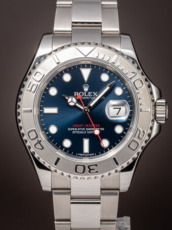 Rolex Stainless Steel and Platinum Yacht-Master (116622)