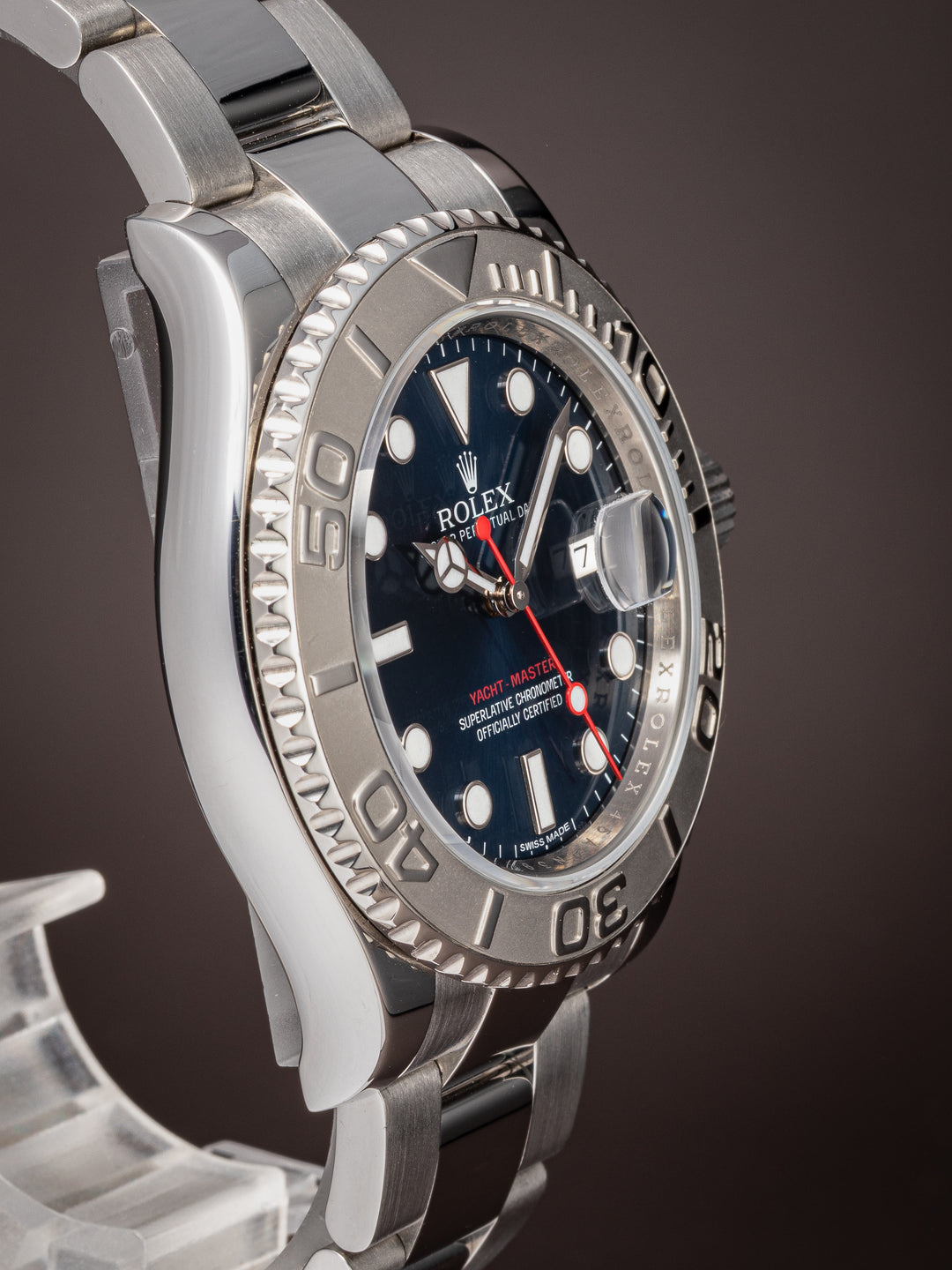 Rolex Stainless Steel and Platinum Yacht-Master (116622)
