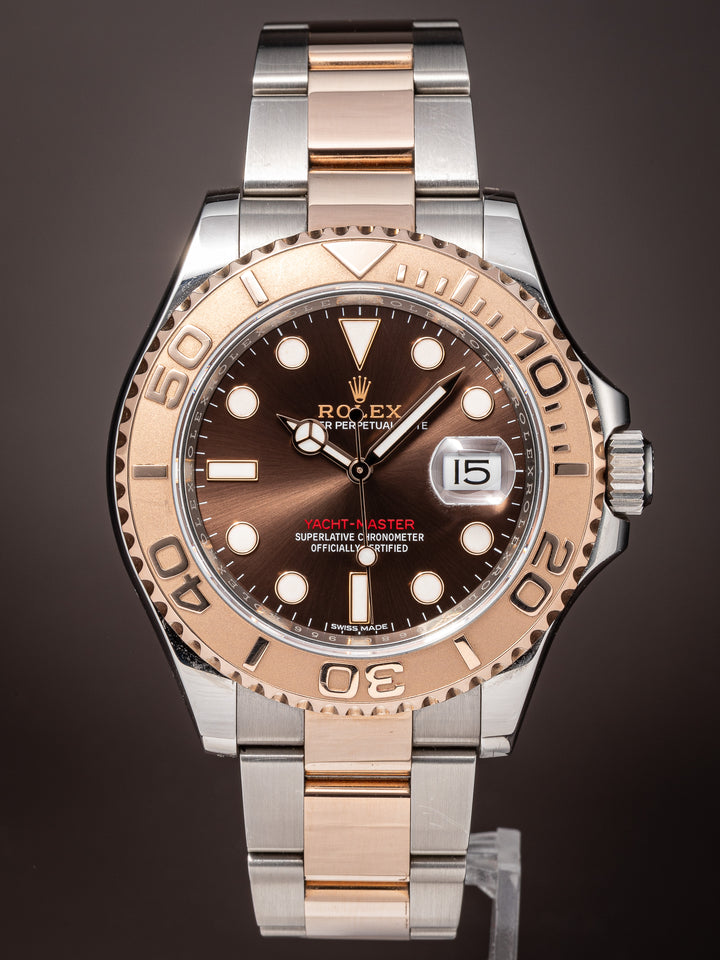 Rolex Stainless Steel and 18k Rose Gold Yacht-Master (116621)