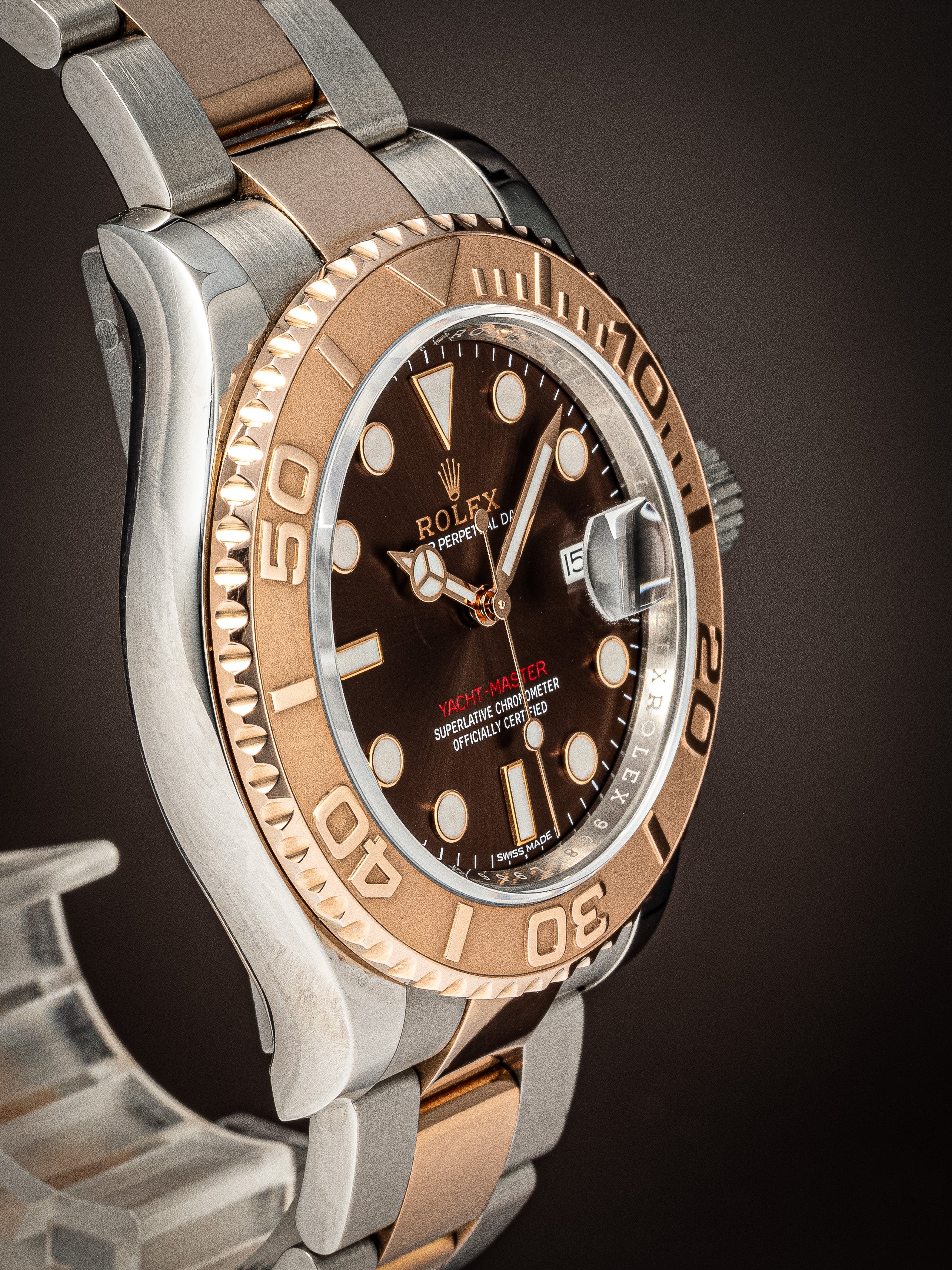 Rolex Stainless Steel and 18k Rose Gold Yacht-Master (116621