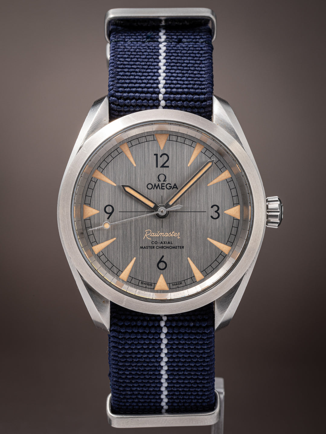 Omega Stainless Steel Railmaster 40 (220.12.40.20.06.001)