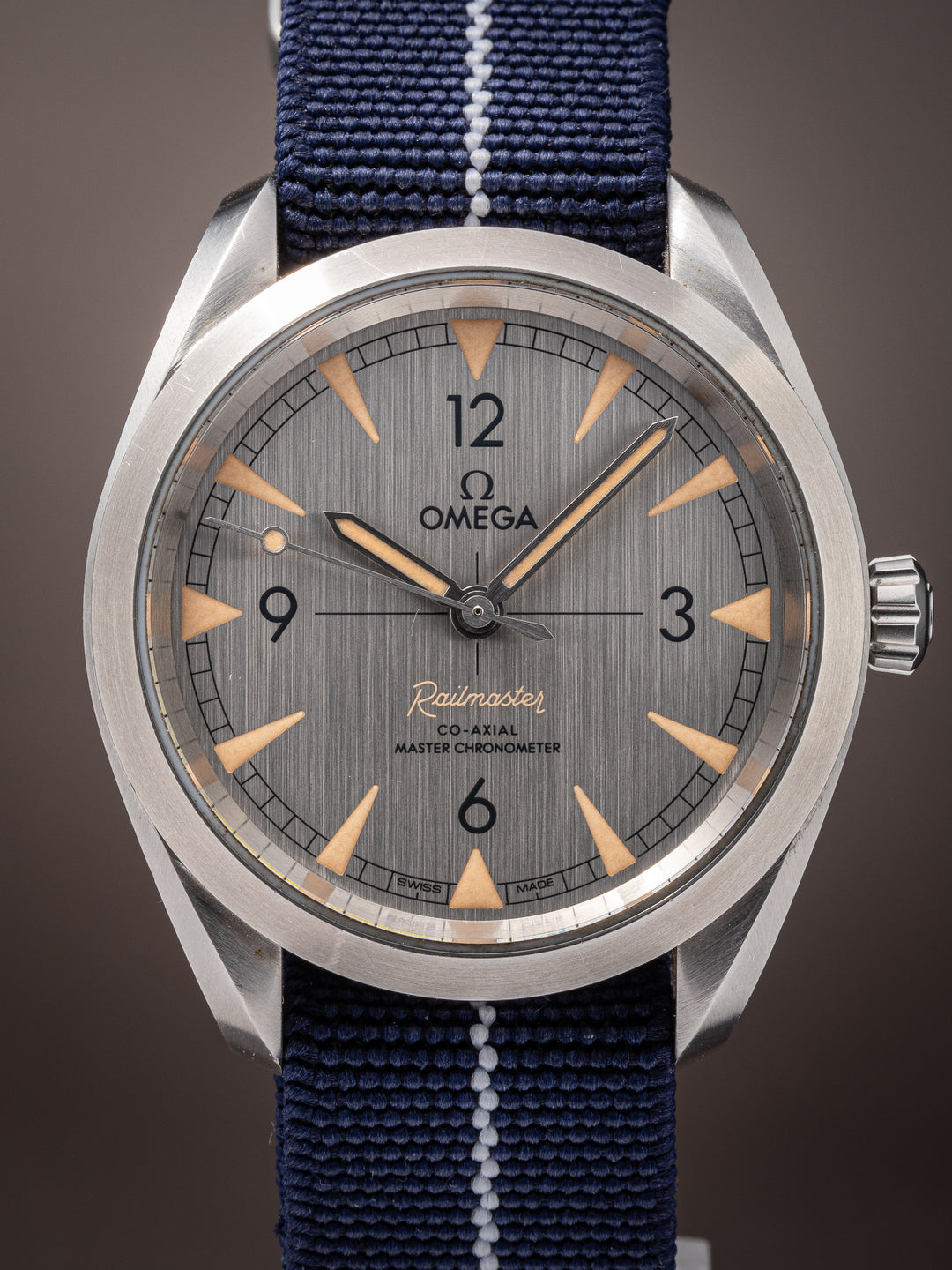 Omega Stainless Steel Railmaster 40 (220.12.40.20.06.001)