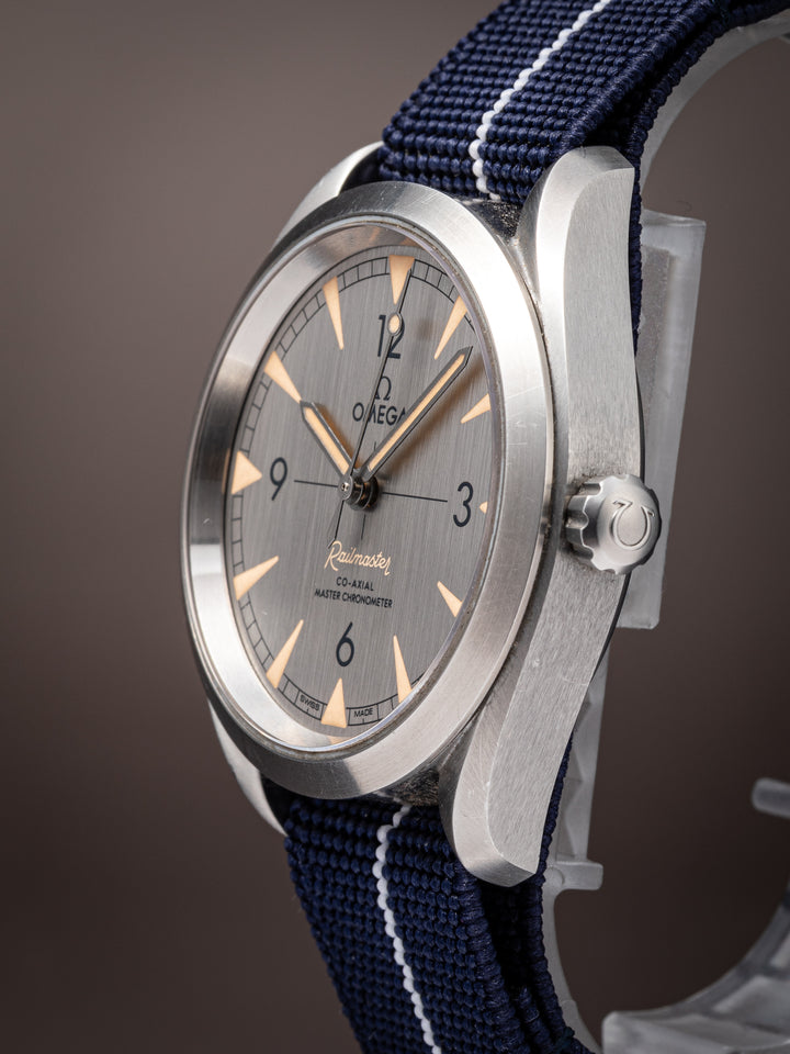 Omega Stainless Steel Railmaster 40 (220.12.40.20.06.001)