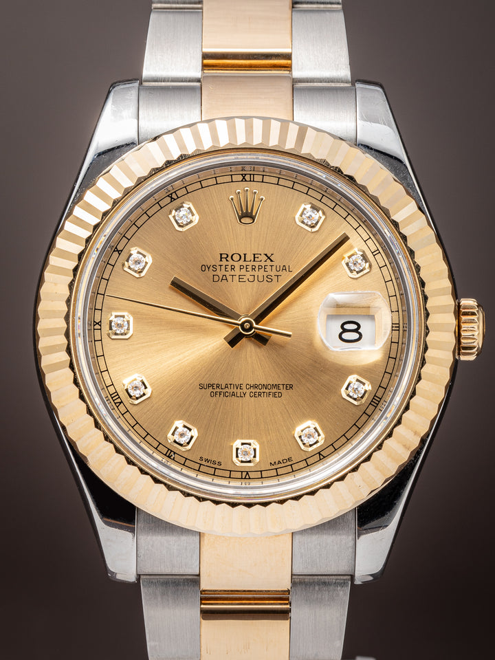 Rolex Stainless Steel and 18k Yellow Gold Datejust II (116333)