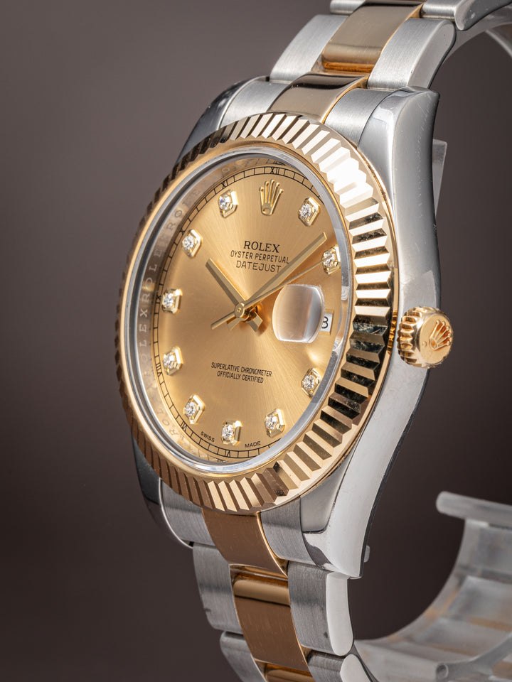 Rolex Stainless Steel and 18k Yellow Gold Datejust II (116333)