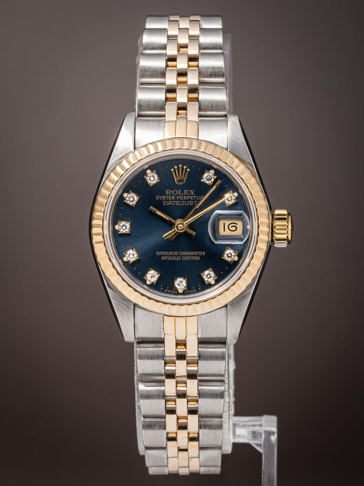 Rolex Stainless Steel and 18k Yellow Gold Women's Datejust (69173)