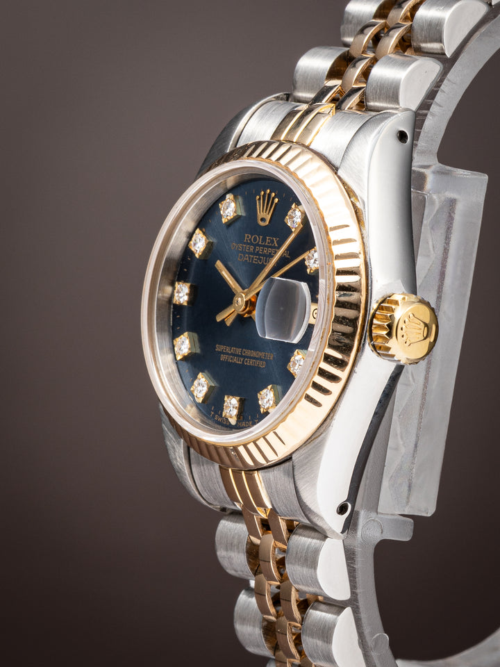 Rolex Stainless Steel and 18k Yellow Gold Women's Datejust (69173)