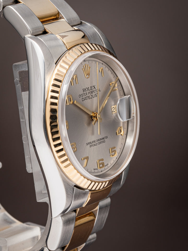 Rolex Stainless Steel and 18k Yellow Gold Datejust (16233)