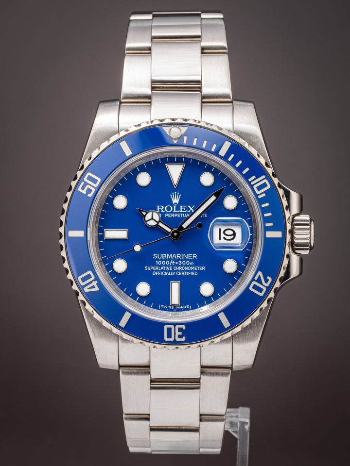 Rolex 18k White Gold Submariner Date (116619LB)
