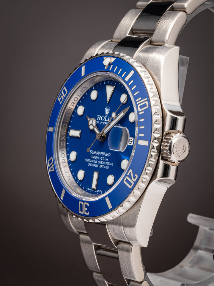 Rolex 18k White Gold Submariner Date (116619LB)