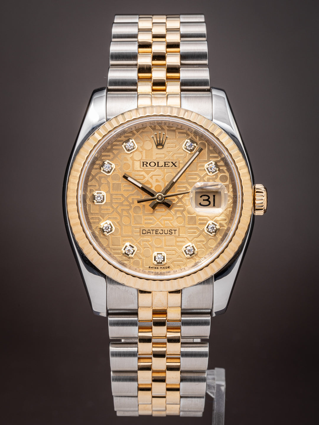 Rolex Stainless Steel and 18k Yellow Gold Datejust (116233)