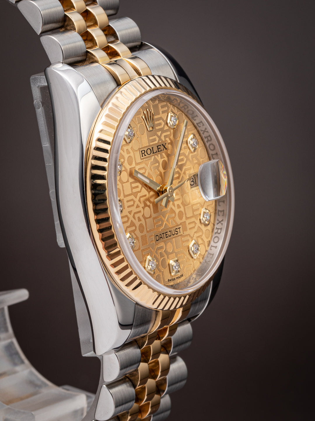 Rolex Stainless Steel and 18k Yellow Gold Datejust (116233)