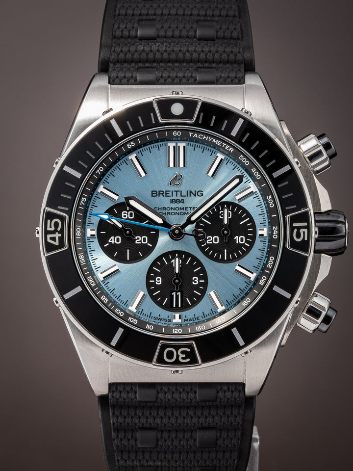 Breitling Stainless Steel and Platinum Super Chronomat B01 44 (PB0136)