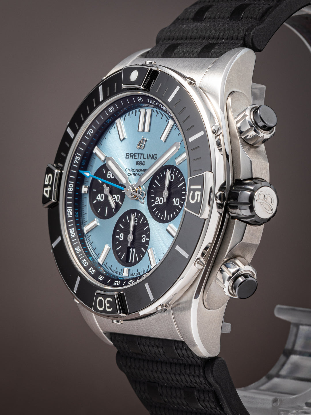 Breitling Stainless Steel and Platinum Super Chronomat B01 44 (PB0136)