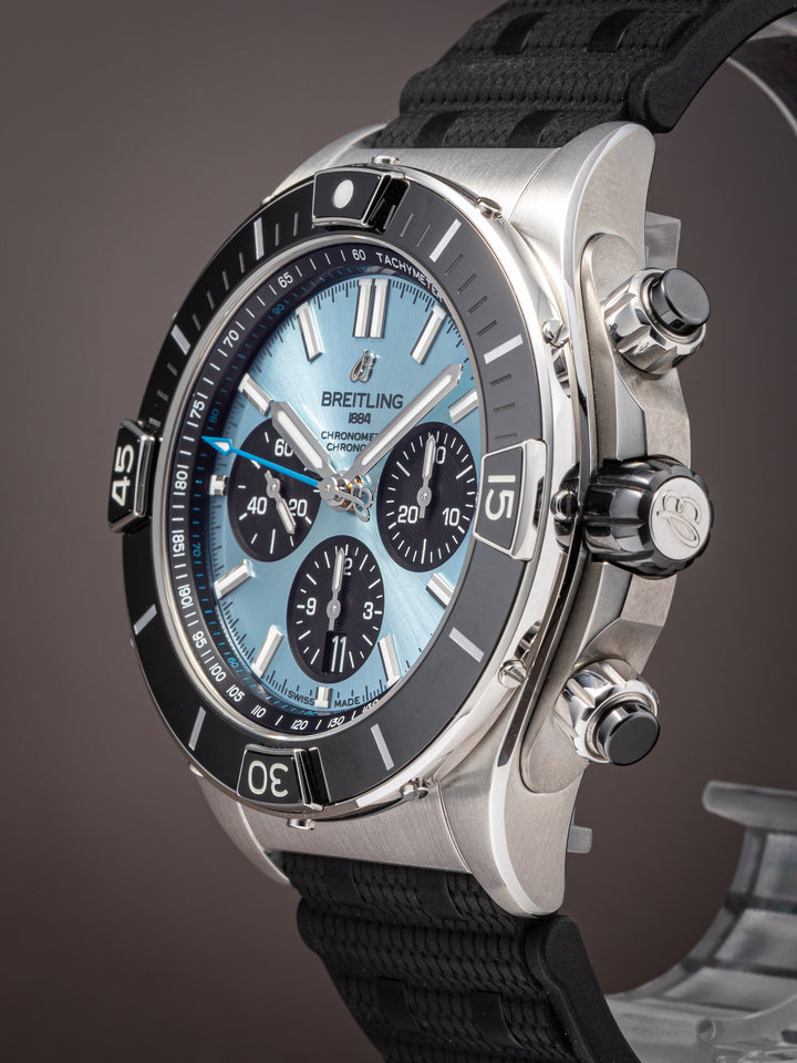 Breitling Stainless Steel and Platinum Super Chronomat B01 44 (PB0136)