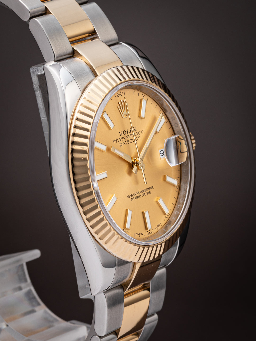 Rolex Stainless Steel and 18k Yellow Gold Datejust 41 (126333)