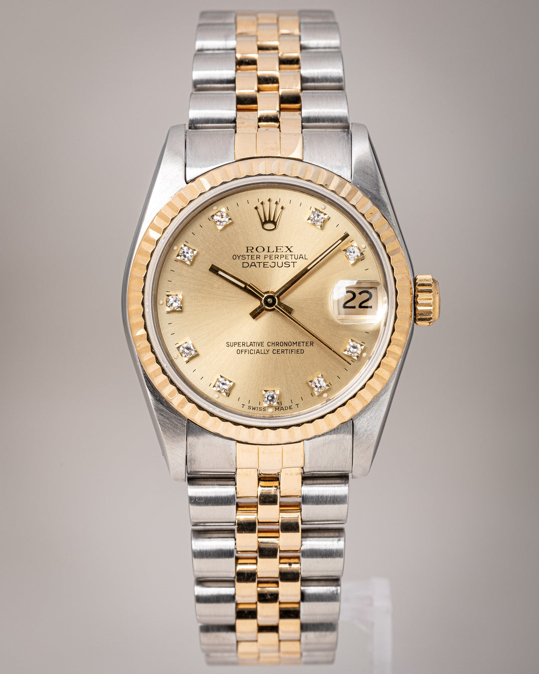 Rolex Stainless Steel and 18k Yellow Gold Women's Datejust (68273)