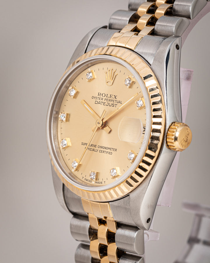 Rolex Stainless Steel and 18k Yellow Gold Women's Datejust (68273)