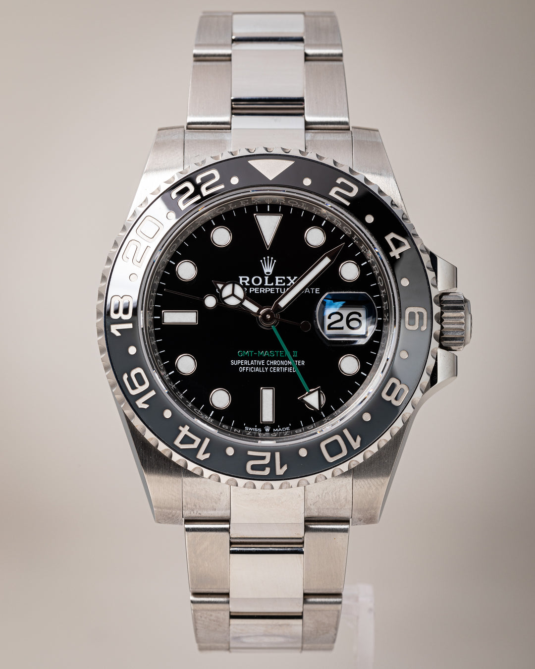 Rolex Stainless Steel GMT-Master II (126710GRNR)