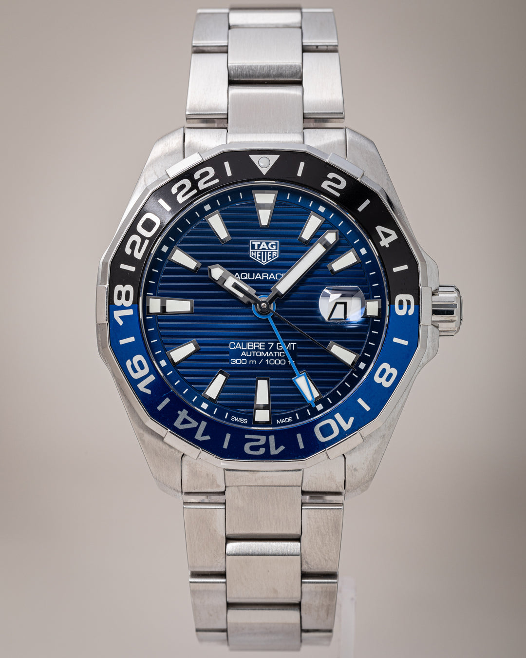 TAG Heuer Stainless Steel Aquaracer GMT Automatic (WAY201T)