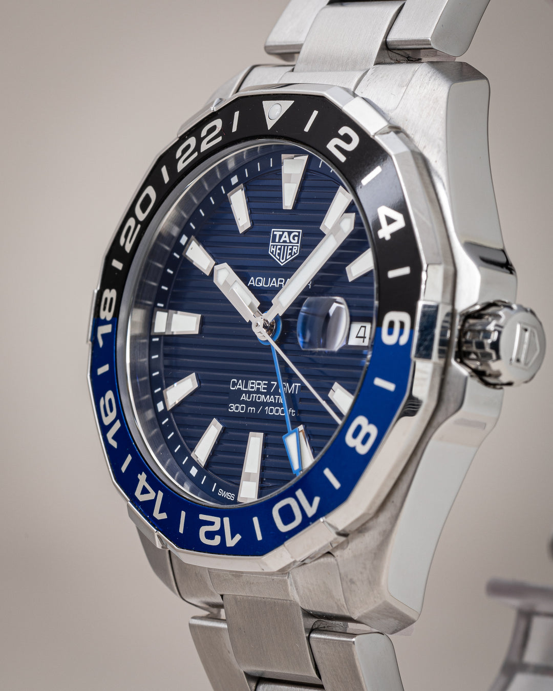 TAG Heuer Stainless Steel Aquaracer GMT Automatic (WAY201T)