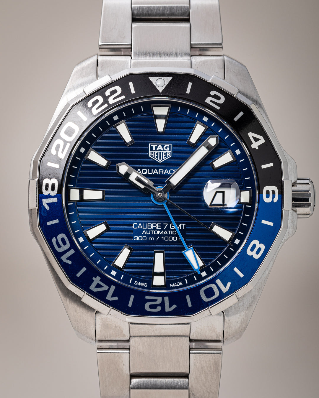 TAG Heuer Stainless Steel Aquaracer GMT Automatic (WAY201T)