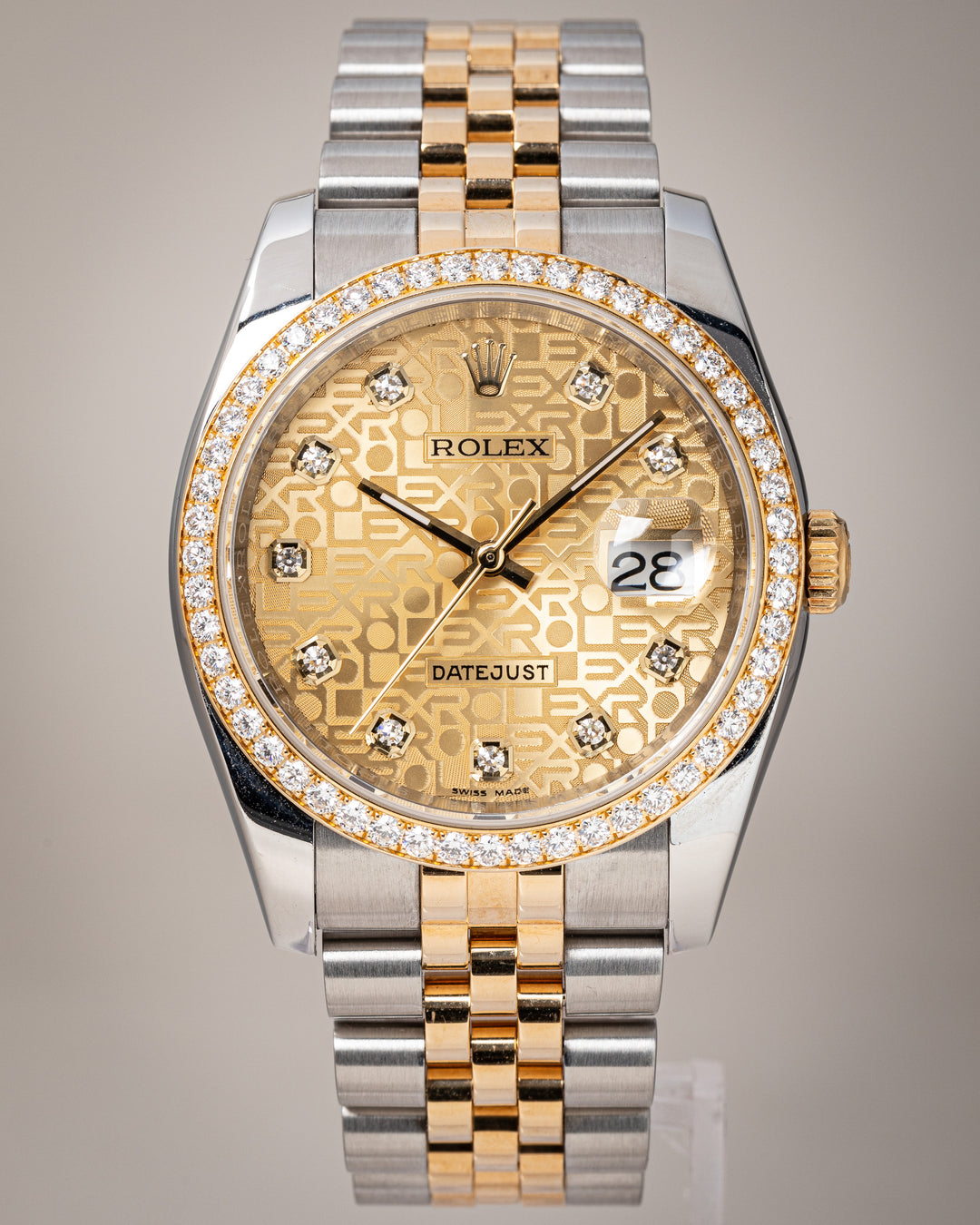 Rolex Stainless Steel and 18k Yellow Gold Datejust (116243)