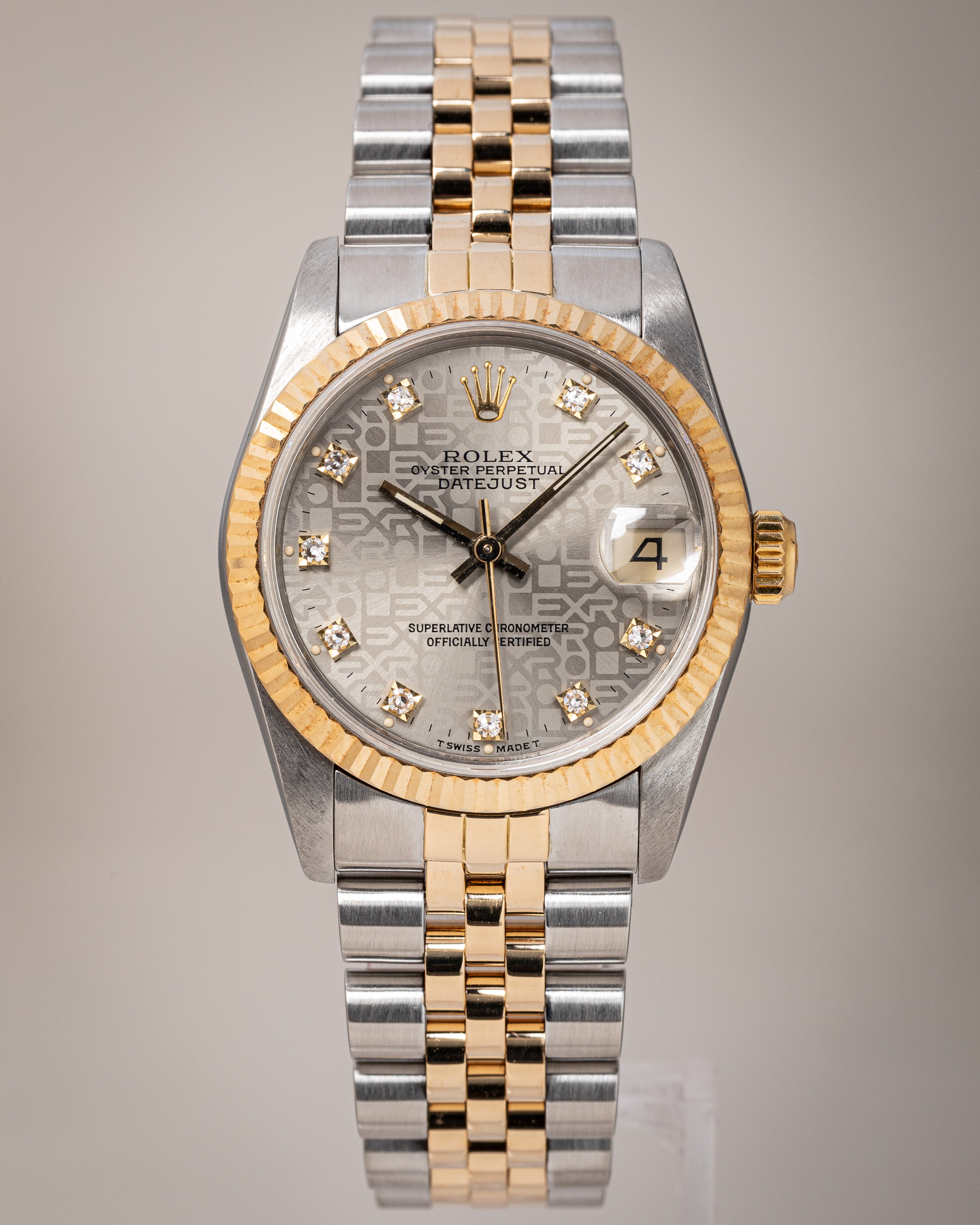 Rolex Stainless Steel and 18k Yellow Gold Women's Datejust (68273