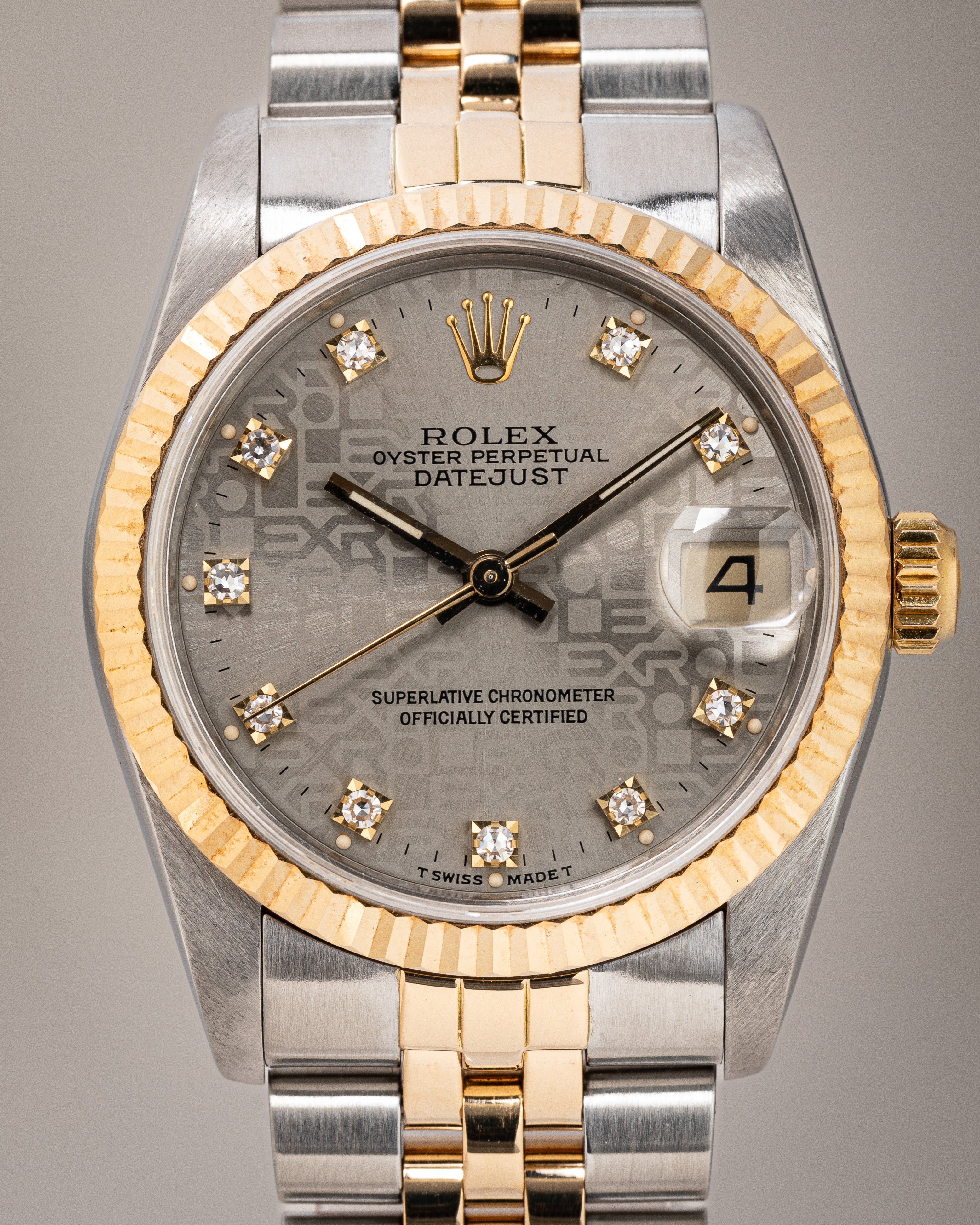 Rolex Stainless Steel and 18k Yellow Gold Women's Datejust (68273